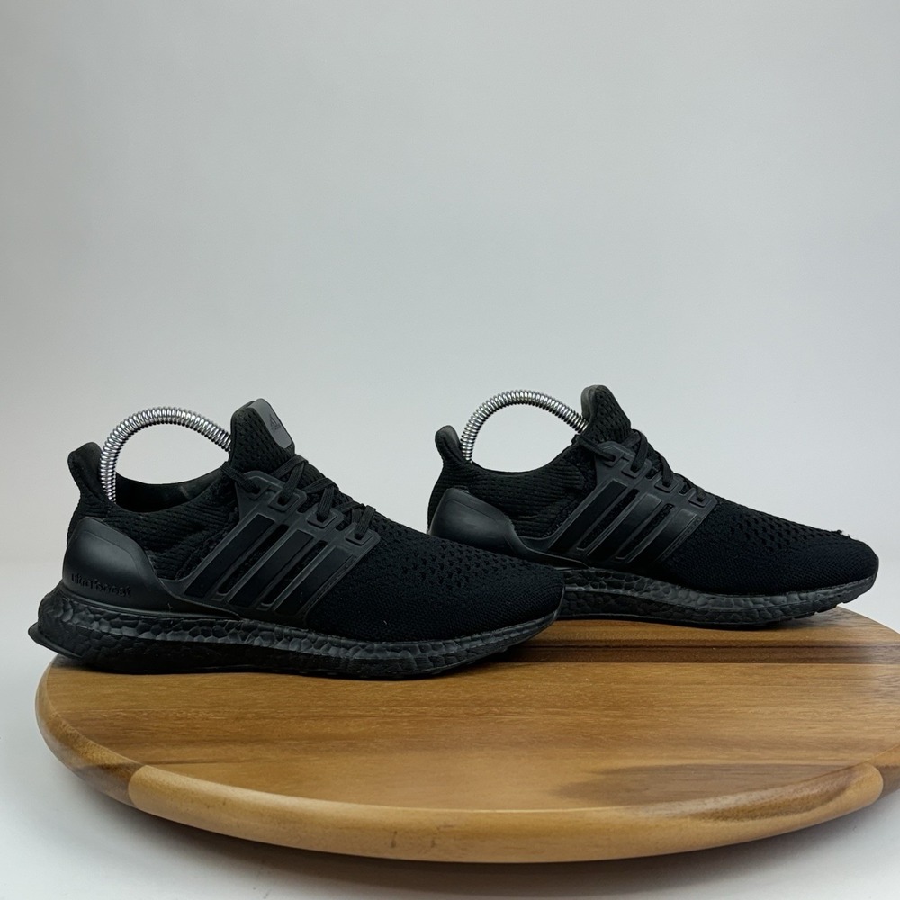 Womens Adidas Ultraboost 1.0 Triple Black Athletic Running Sneakers Shoes Size 6